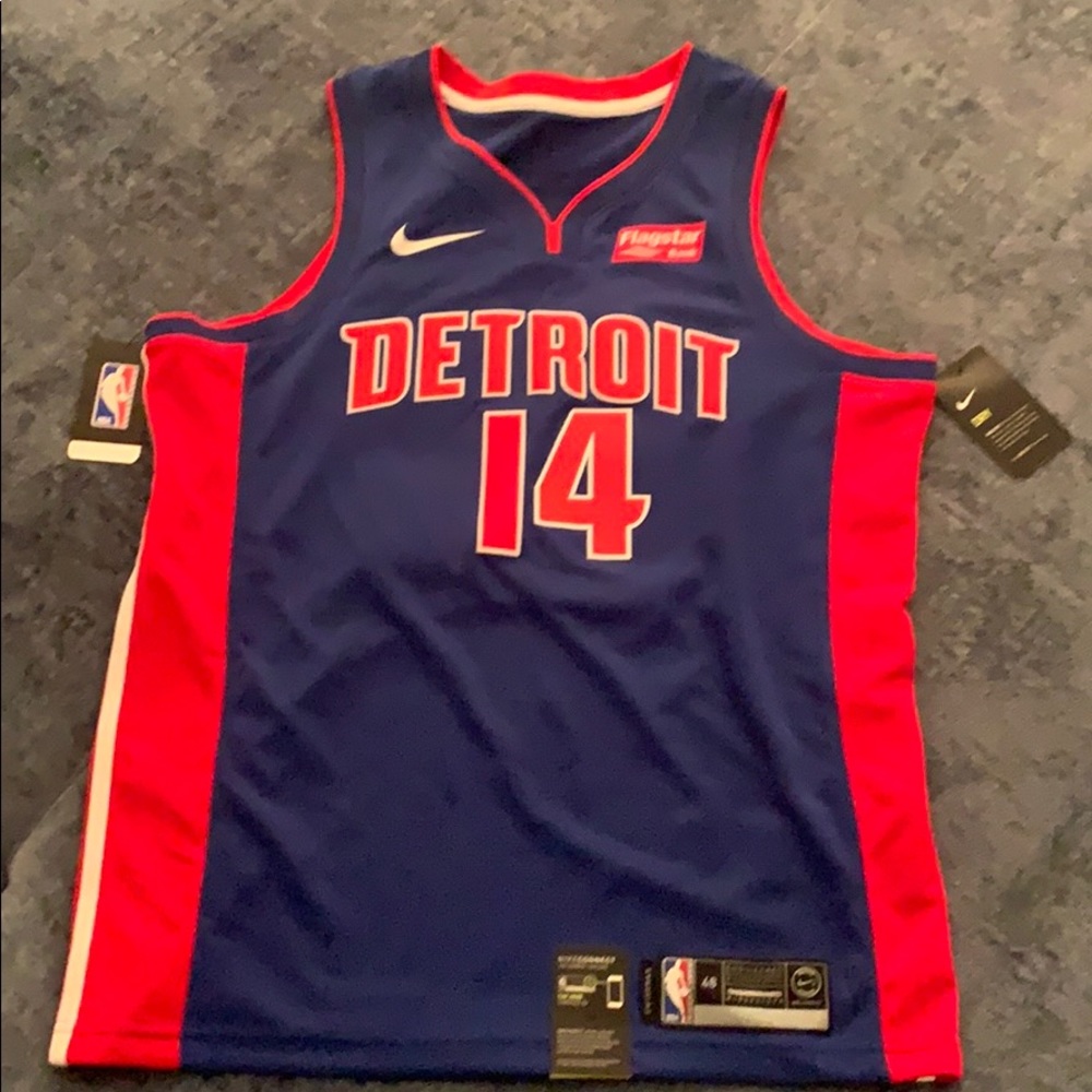 Brand new Detroit Pistons #14 Ish Smith jersey